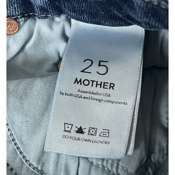 Mother Denim High Waisted Looker Skinny Until Next Time Jeans Women's Sz 25 - Picture 7 of 12